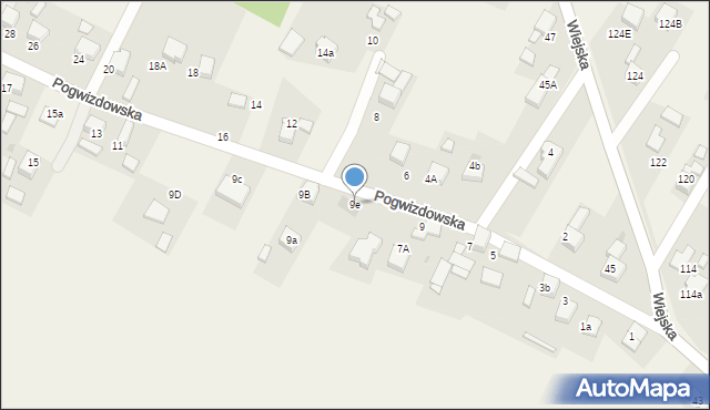 Gaszowice, Pogwizdowska, 9e, mapa Gaszowice