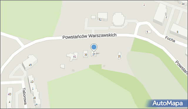 Gdańsk, Powstańców Warszawskich, 37, mapa Gdańska