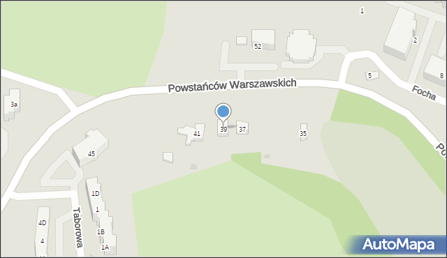 Gdańsk, Powstańców Warszawskich, 39, mapa Gdańska