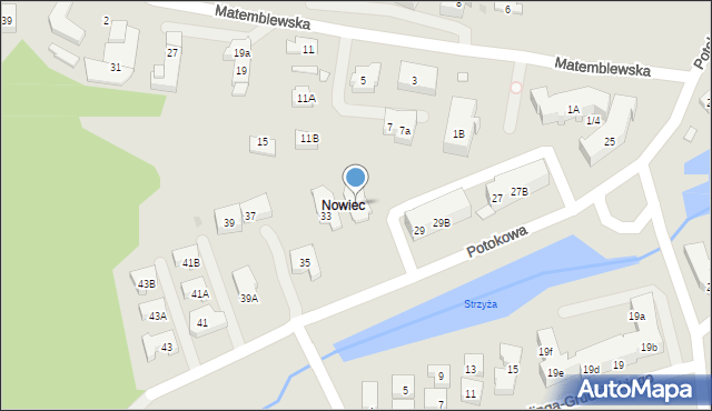 Gdańsk, Potokowa, 31, mapa Gdańska