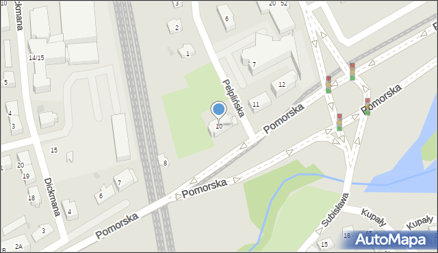 Gdańsk, Pomorska, 10, mapa Gdańska