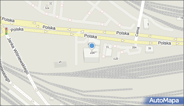 Gdynia, Polska, 43A, mapa Gdyni