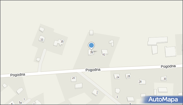 Głobino, Pogodna, 39, mapa Głobino