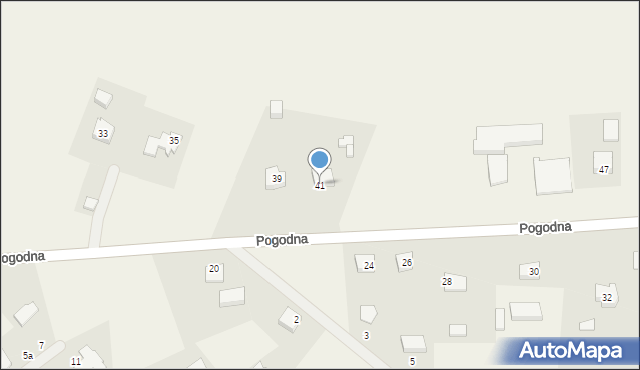 Głobino, Pogodna, 41, mapa Głobino