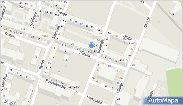 Głogów, Polska, 25, mapa Głogów