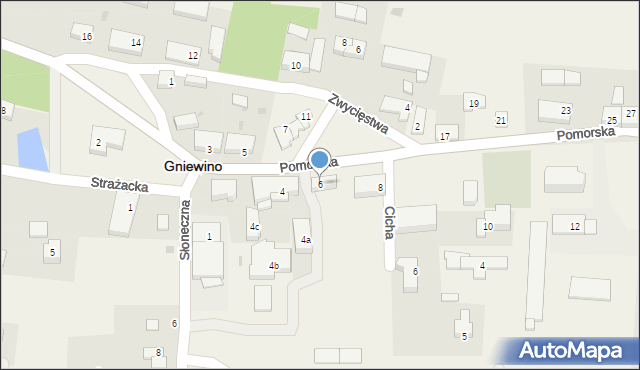 Gniewino, Pomorska, 6, mapa Gniewino