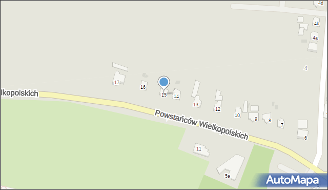 Gniewkowo, Powstańców Wielkopolskich, 15, mapa Gniewkowo