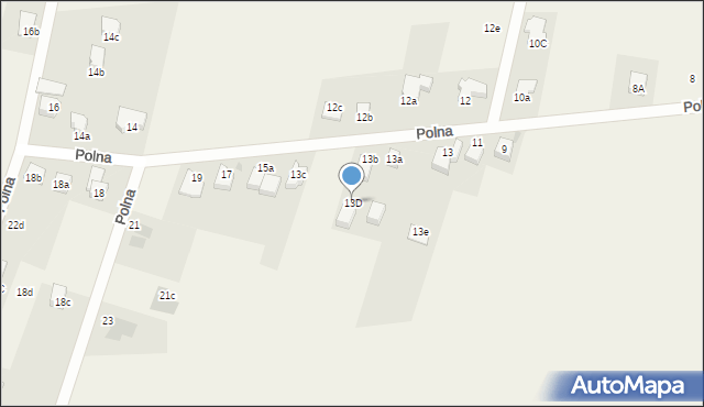 Goczałkowice-Zdrój, Polna, 13D, mapa Goczałkowice-Zdrój