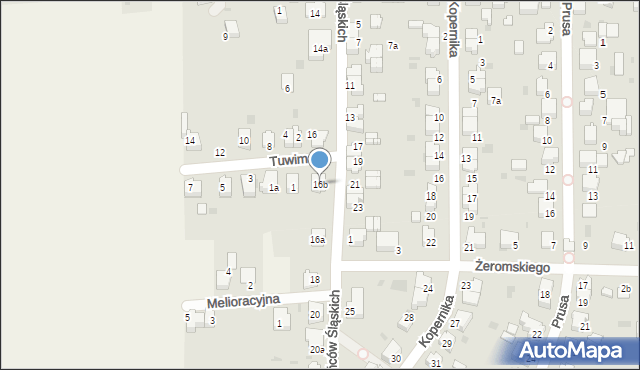 Goczałkowice-Zdrój, Powstańców Śląskich, 16b, mapa Goczałkowice-Zdrój