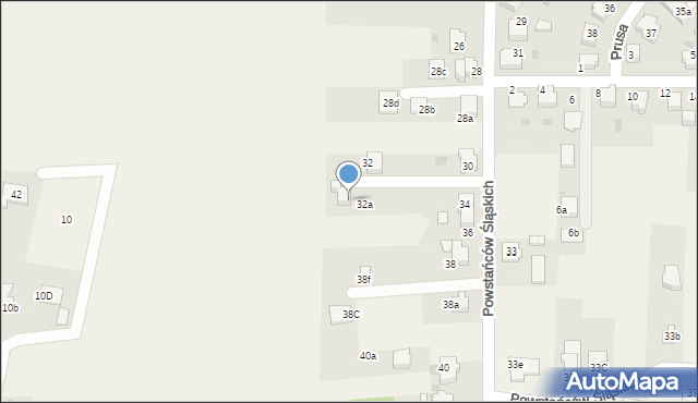 Goczałkowice-Zdrój, Powstańców Śląskich, 34C, mapa Goczałkowice-Zdrój