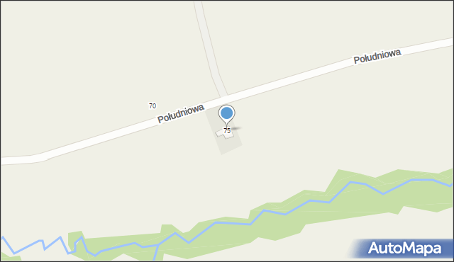 Godziszka, Południowa, 75, mapa Godziszka