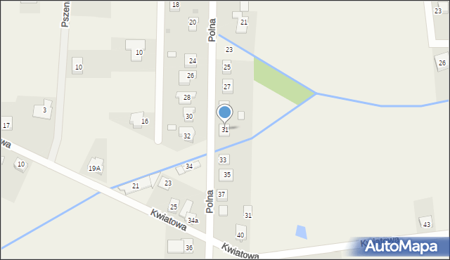 Golęczewo, Polna, 31, mapa Golęczewo