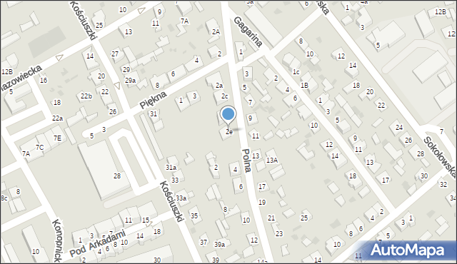 Golub-Dobrzyń, Polna, 2e, mapa Golub-Dobrzyń