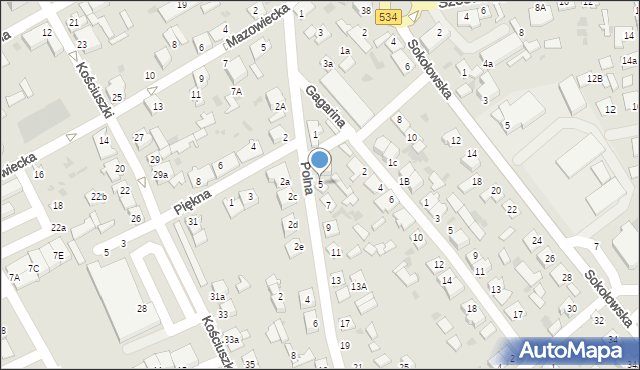 Golub-Dobrzyń, Polna, 5, mapa Golub-Dobrzyń