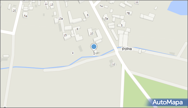 Góra, Polna, 2, mapa Góra