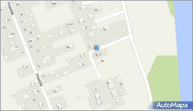 Góra Puławska, Podwale, 6, mapa Góra Puławska