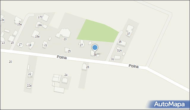 Górki, Polna, 29, mapa Górki