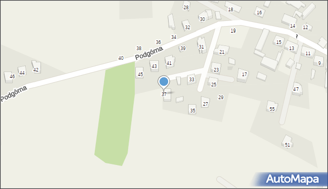 Gowidlino, Podgórna, 37, mapa Gowidlino