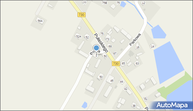 Grabów nad Pilicą, Polna, 2, mapa Grabów nad Pilicą