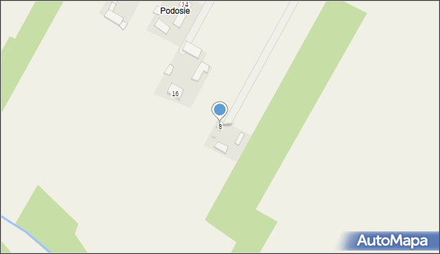 Grabów nad Pilicą, Polna, 8, mapa Grabów nad Pilicą