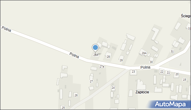 Grabowiec, Polna, 28A, mapa Grabowiec