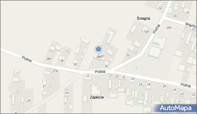 Grabowiec, Polna, 29A, mapa Grabowiec