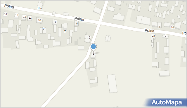 Grabowiec, Polna, 4, mapa Grabowiec