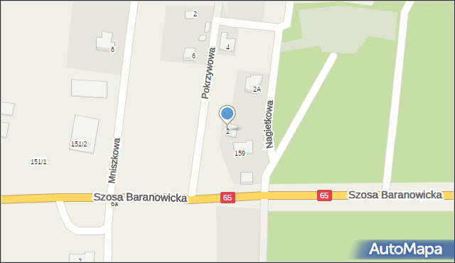 Grabówka, Pokrzywowa, 2, mapa Grabówka