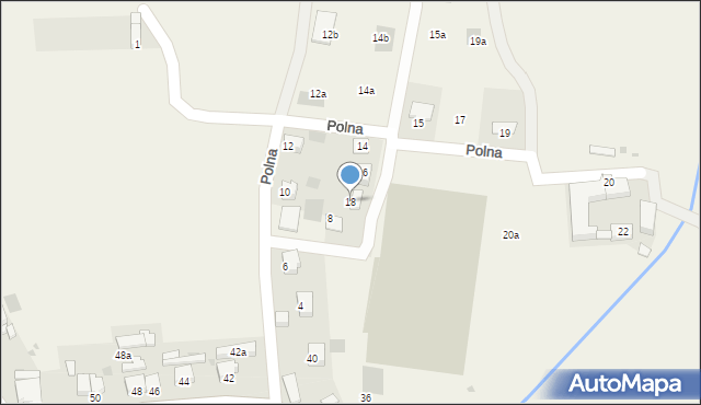 Gromadka, Polna, 18, mapa Gromadka