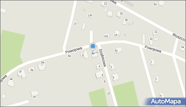 Grudziądz, Powojowa, 8a, mapa Grudziądza