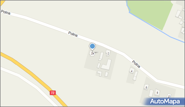 Grzymiszew, Polna, 2a, mapa Grzymiszew