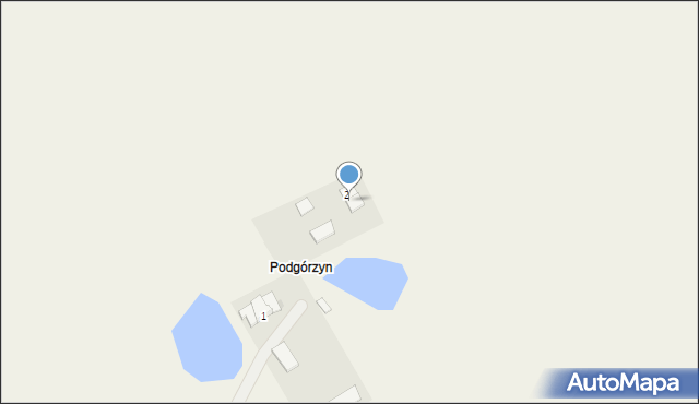 Gudziki, Podgórzyn, 3, mapa Gudziki