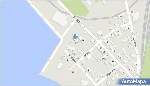 Hel, Portowa, 2, mapa Hel