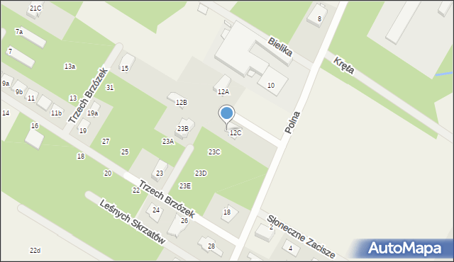 Henryków-Urocze, Polna, 12D, mapa Henryków-Urocze