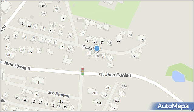 Iława, Polna, 18, mapa Iława