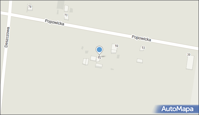 Inowrocław, Popowicka, 61, mapa Inowrocławia