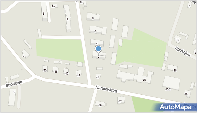Izbica Kujawska, Polna, 2, mapa Izbica Kujawska