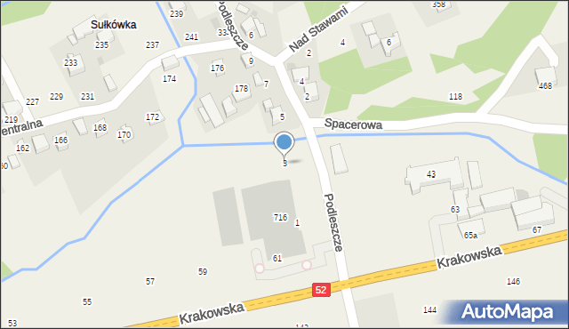 Izdebnik, Podleszcze, 3, mapa Izdebnik