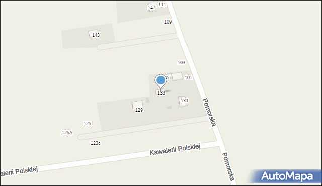 Jaktorów, Pomorska, 89B, mapa Jaktorów