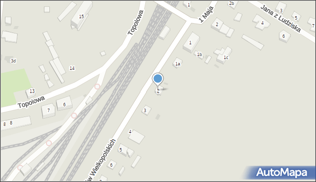 Janikowo, Powstańców Wielkopolskich, 2, mapa Janikowo