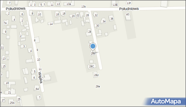 Janków Przygodzki, Południowa, 28b, mapa Janków Przygodzki