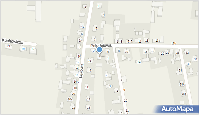 Janków Przygodzki, Południowa, 4, mapa Janków Przygodzki