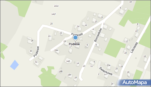 Jankowice, Podlesie, 15, mapa Jankowice