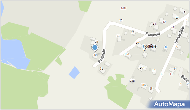 Jankowice, Podlesie, 30, mapa Jankowice