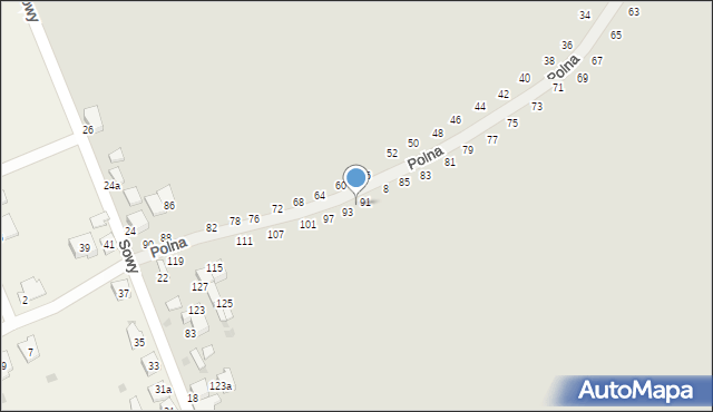 Janów Lubelski, Polna, 91a, mapa Janów Lubelski