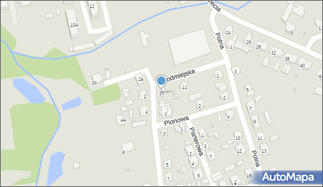 Janowiec Wielkopolski, Podmiejska, 15, mapa Janowiec Wielkopolski