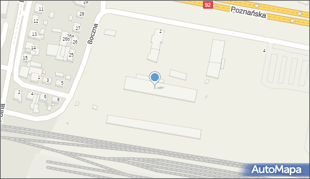 Jasin, Poznańska, 2, mapa Jasin