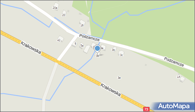 Jasło, Podzamcze, 3d, mapa Jasła