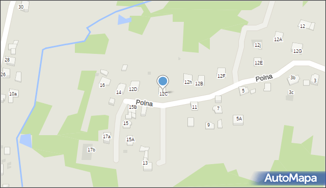 Jastrzębie-Zdrój, Polna, 12C, mapa Jastrzębie-Zdrój