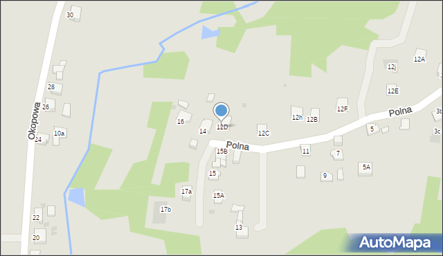 Jastrzębie-Zdrój, Polna, 12D, mapa Jastrzębie-Zdrój